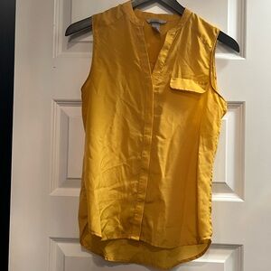 Yellow Sleeveless Women's Top